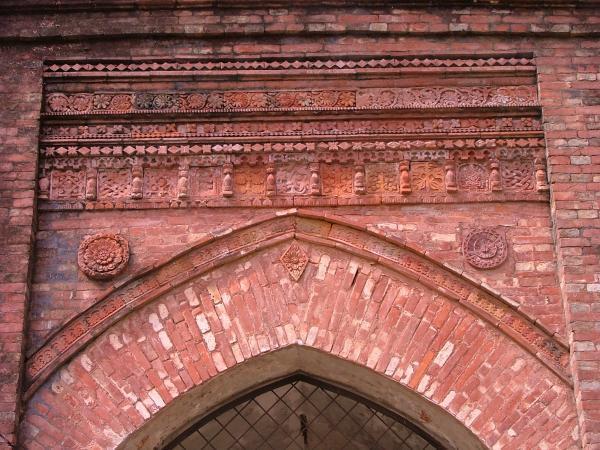 Mihrab detail of Sixty Dome Mosque