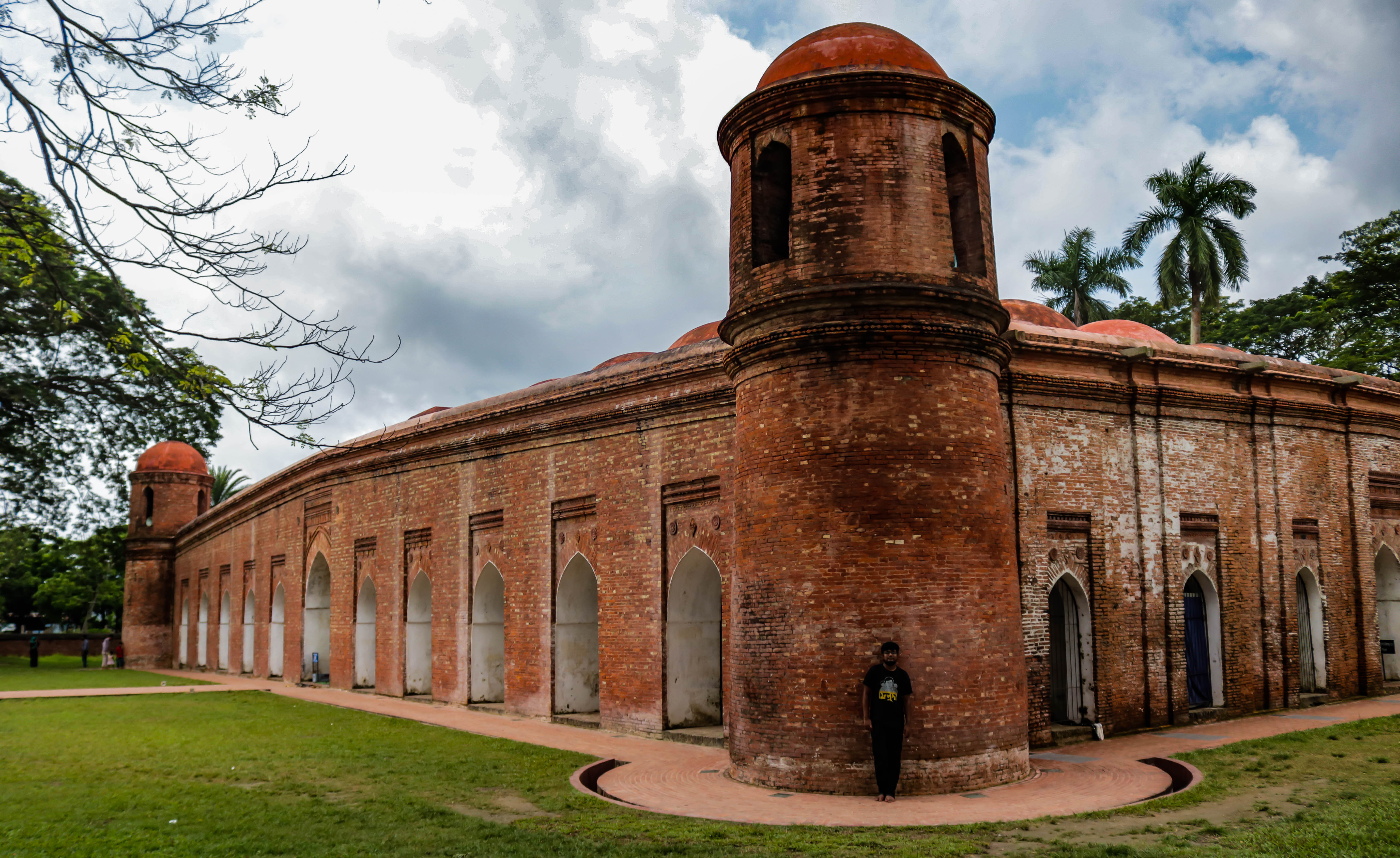Sixty Dome Mosque front facade Bagerhat